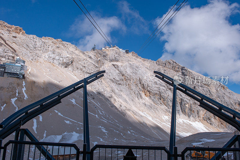 德国Garmisch-Partenkirchen Zugspitze峰会